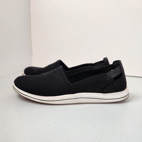 Clarks Cloudsteppers Breeze Step II Slip On Comfort Shoes Womens size 8 Black - Picture 2 of 10